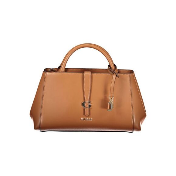 Guess Jeans Marrone Poliuretano Women Women's Handbag